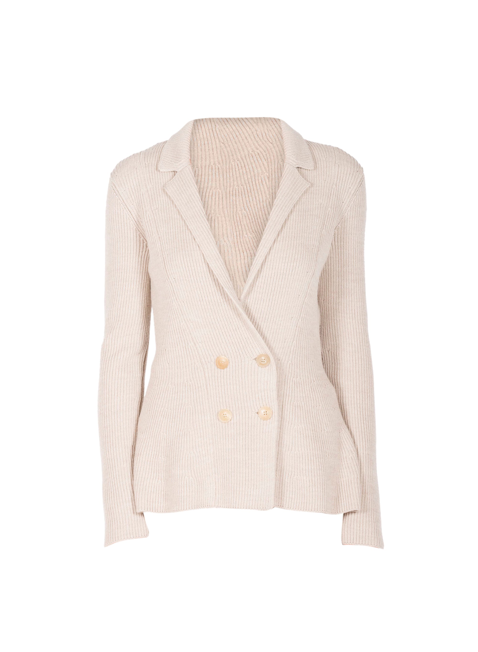 Stone_1QTY // Blazer croisé en laine - Stone