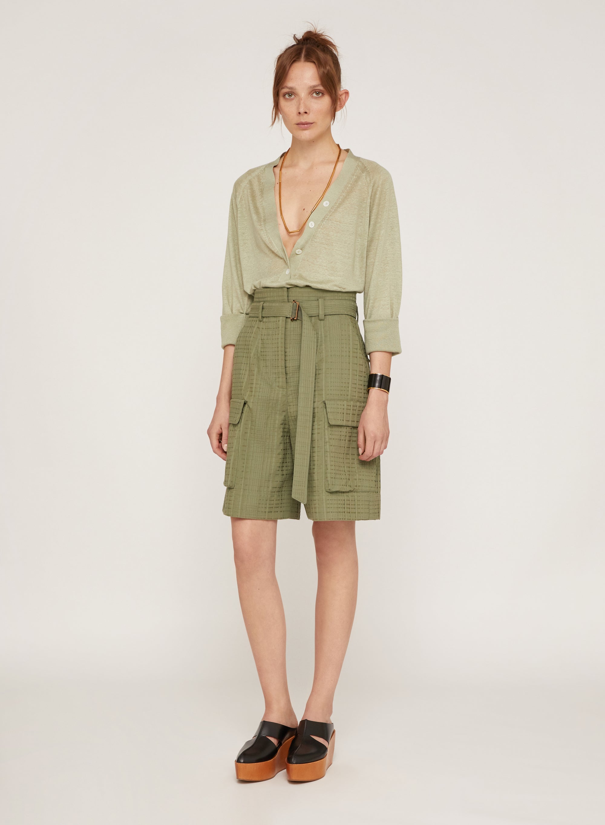 Mint_4QTY // Pull col V en lin - Mint