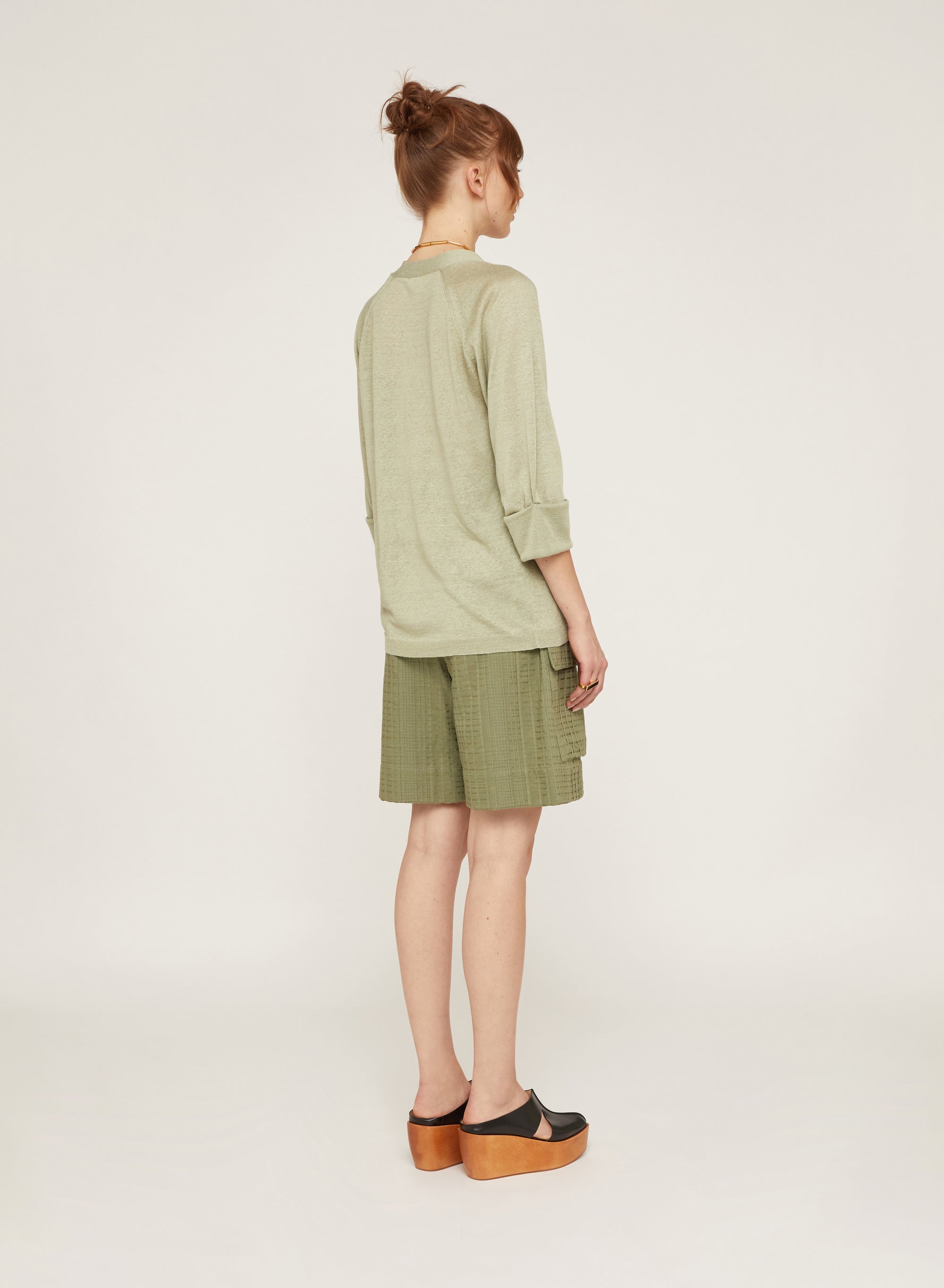 Mint_4QTY // Pull col V en lin - Mint