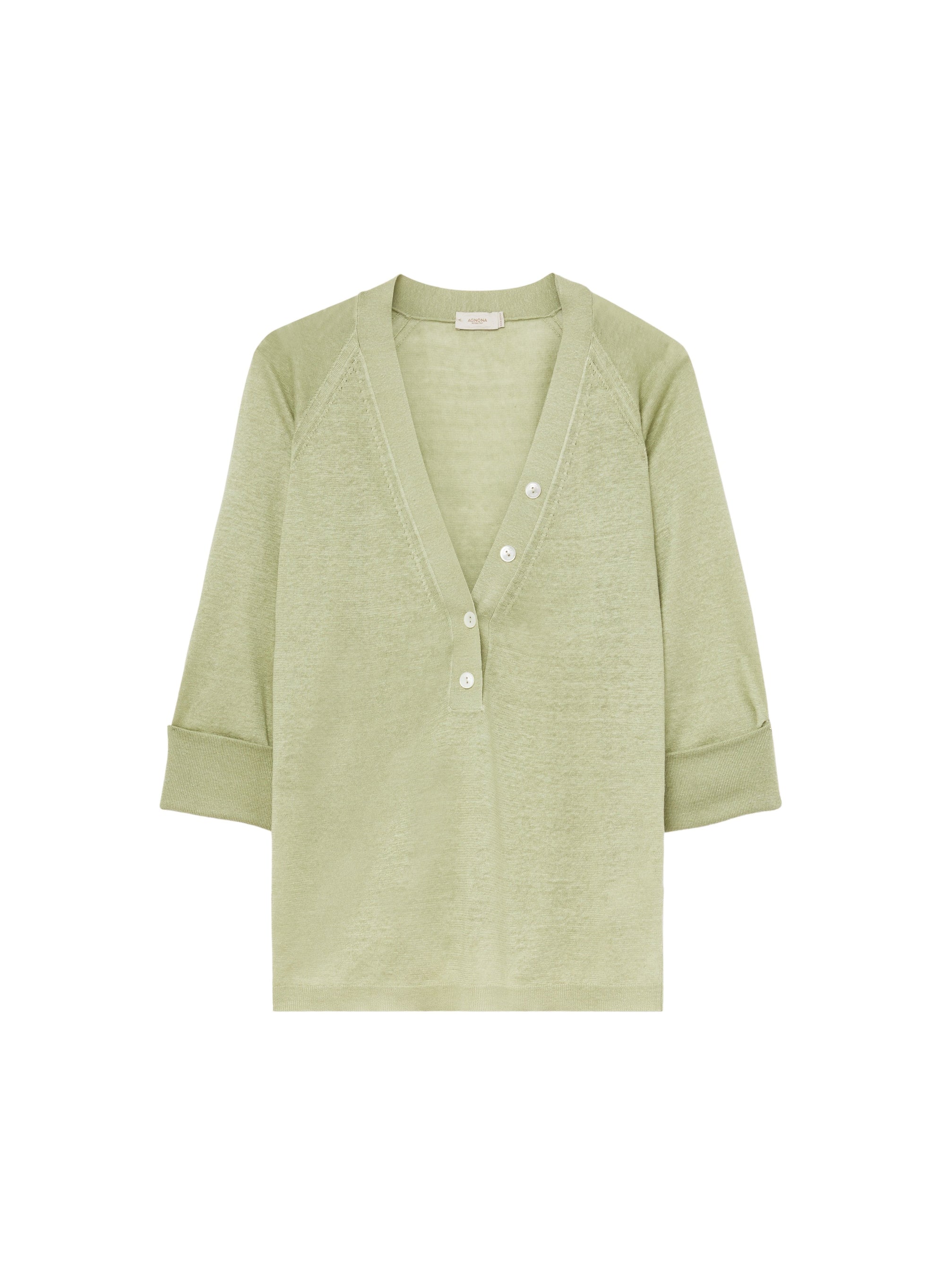 Mint_4QTY // Pull col V en lin - Mint