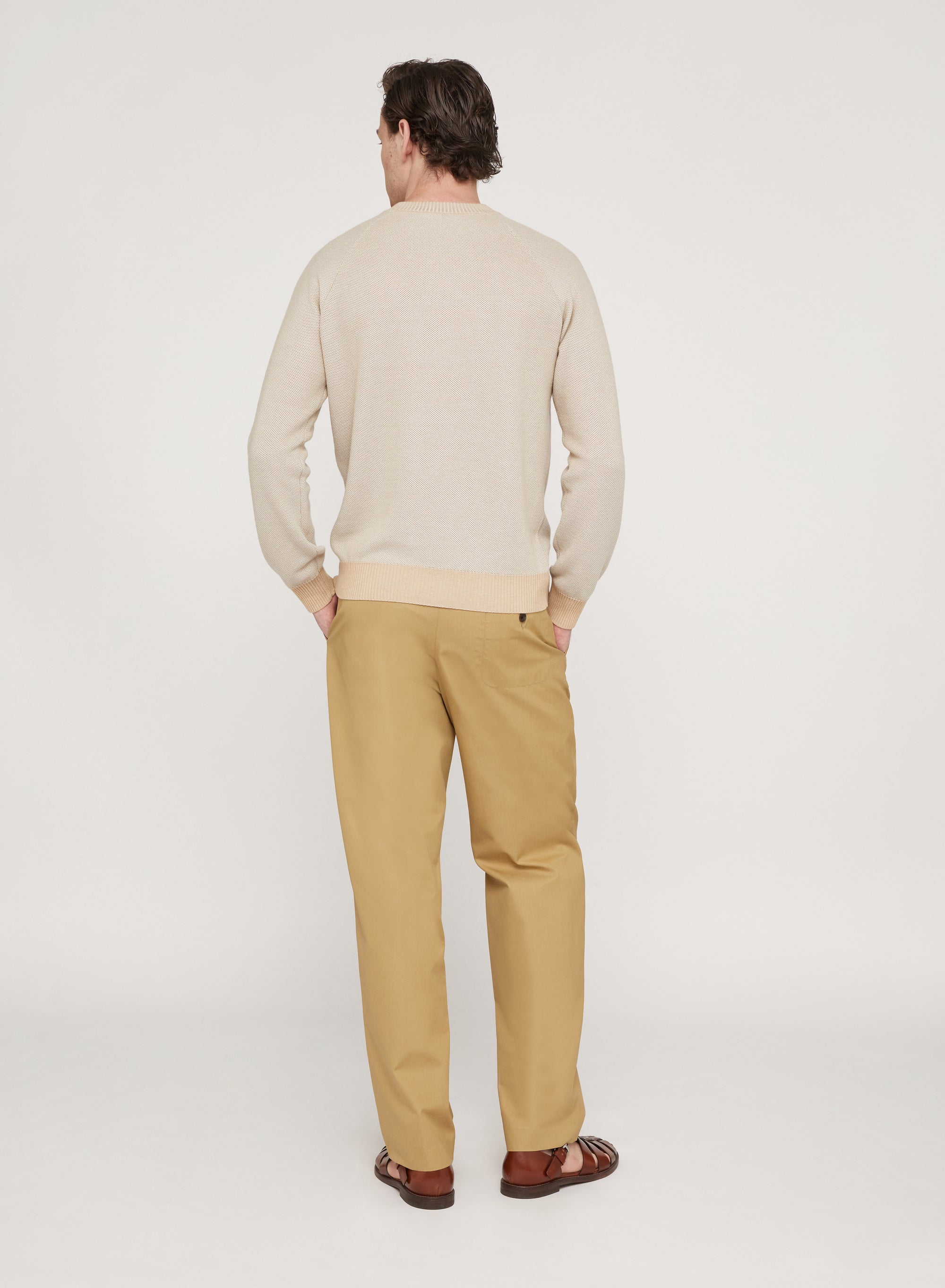 Mou_1QTY // Pull à manches raglan en laine - Mou