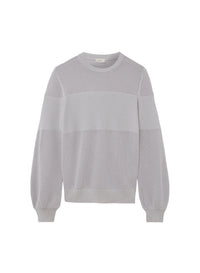 Perla_1QTY // Pull à bandes ajourées en laine - Perla