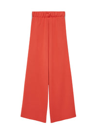 Pantalon ample à bandes contrastantes en soie mélangée - Fuego