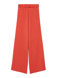 Fuego_1QTY // Pantalon ample à bandes contrastantes en soie mélangée - Fuego