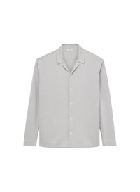 Perla_1QTY // Chemise col cubain et maille fine côtelée - Perla