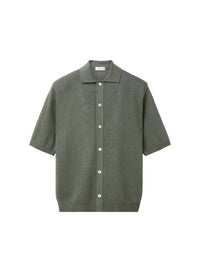 Sage_1QTY // Polo à motif ajouré - Sage