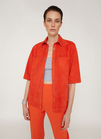 Fuego_1QTY // Chemise à surpiqûres et poches - Fuego