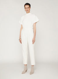 Lana_1QTY // Pantalon 7/8ème à poches italiennes en laine - Lana