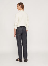 Rinsed_1QTY // Jean droit en lin mélangé - Rinsed