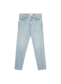 Sun Bleached_1QTY // Jean droit raccourci à effet délavé - Sun Bleached