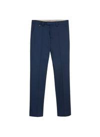 Work Blue_1QTY // Pantalon de costume à plis - Work Blue