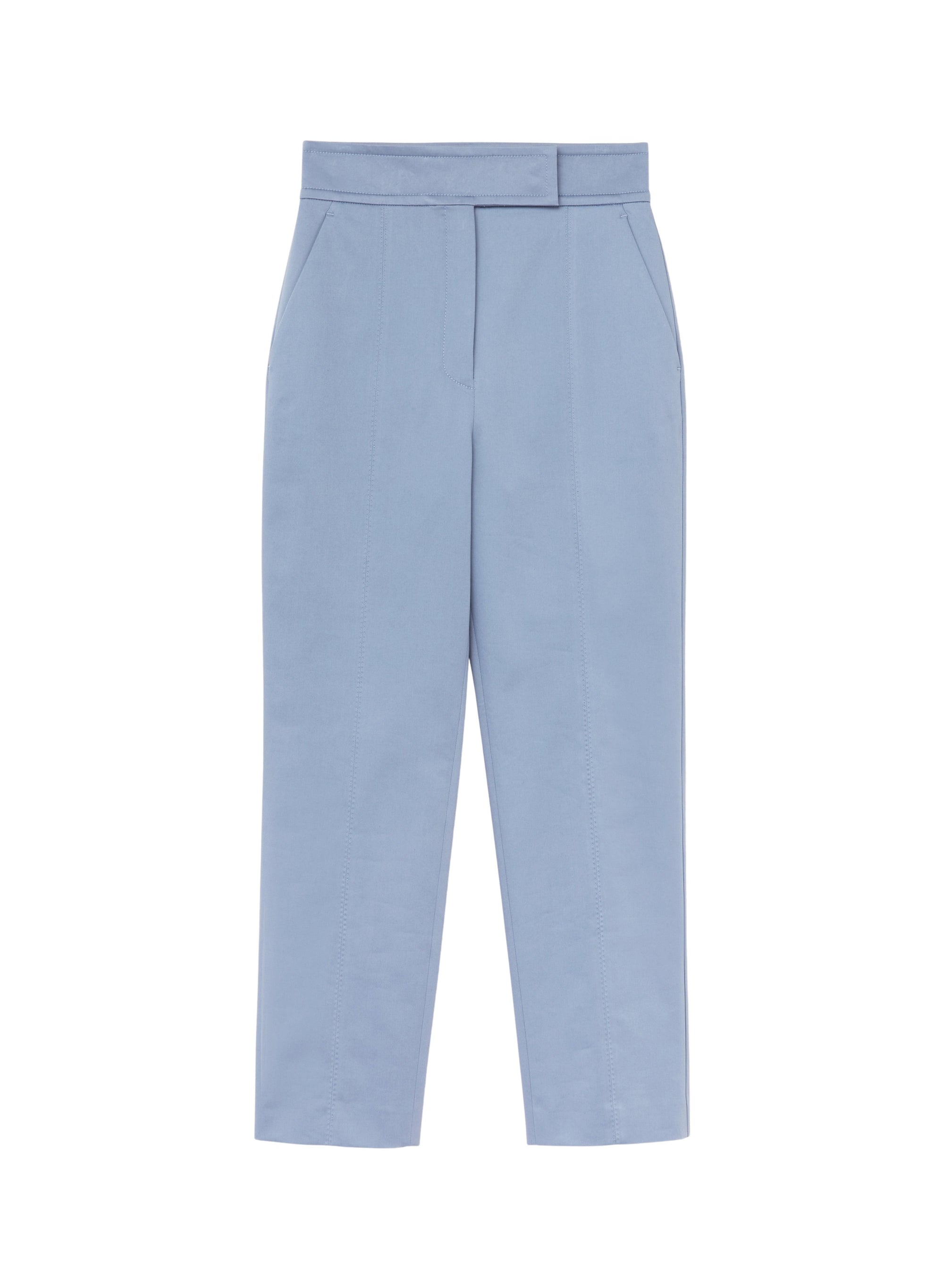 Dust_3QTY // Pantalon de tailleur droit à taille haute - Dust