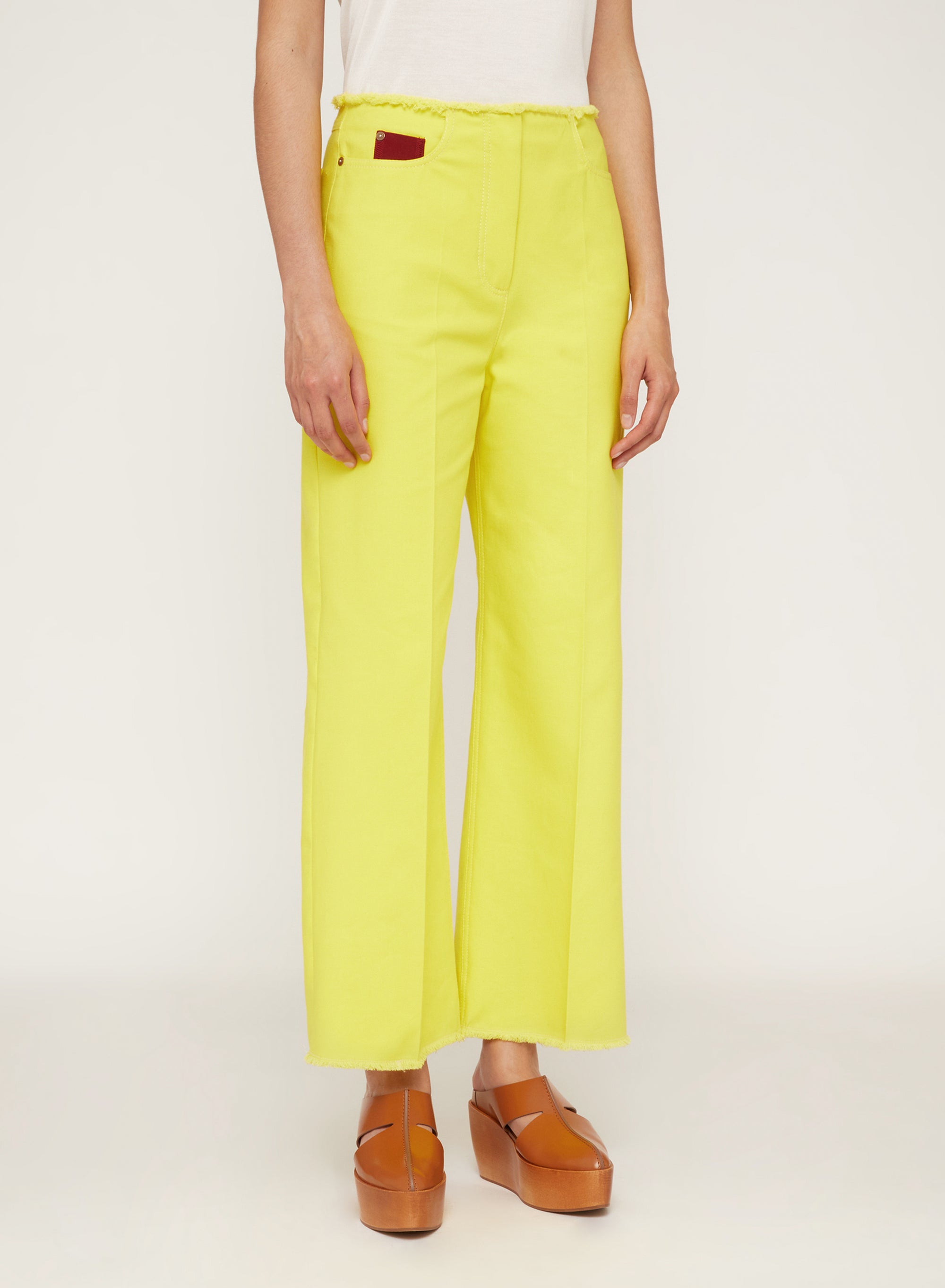 Limone_1QTY // Pantalon court à pinces - Limone