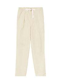 Pantalon ceinturé à fines rayures - Corda