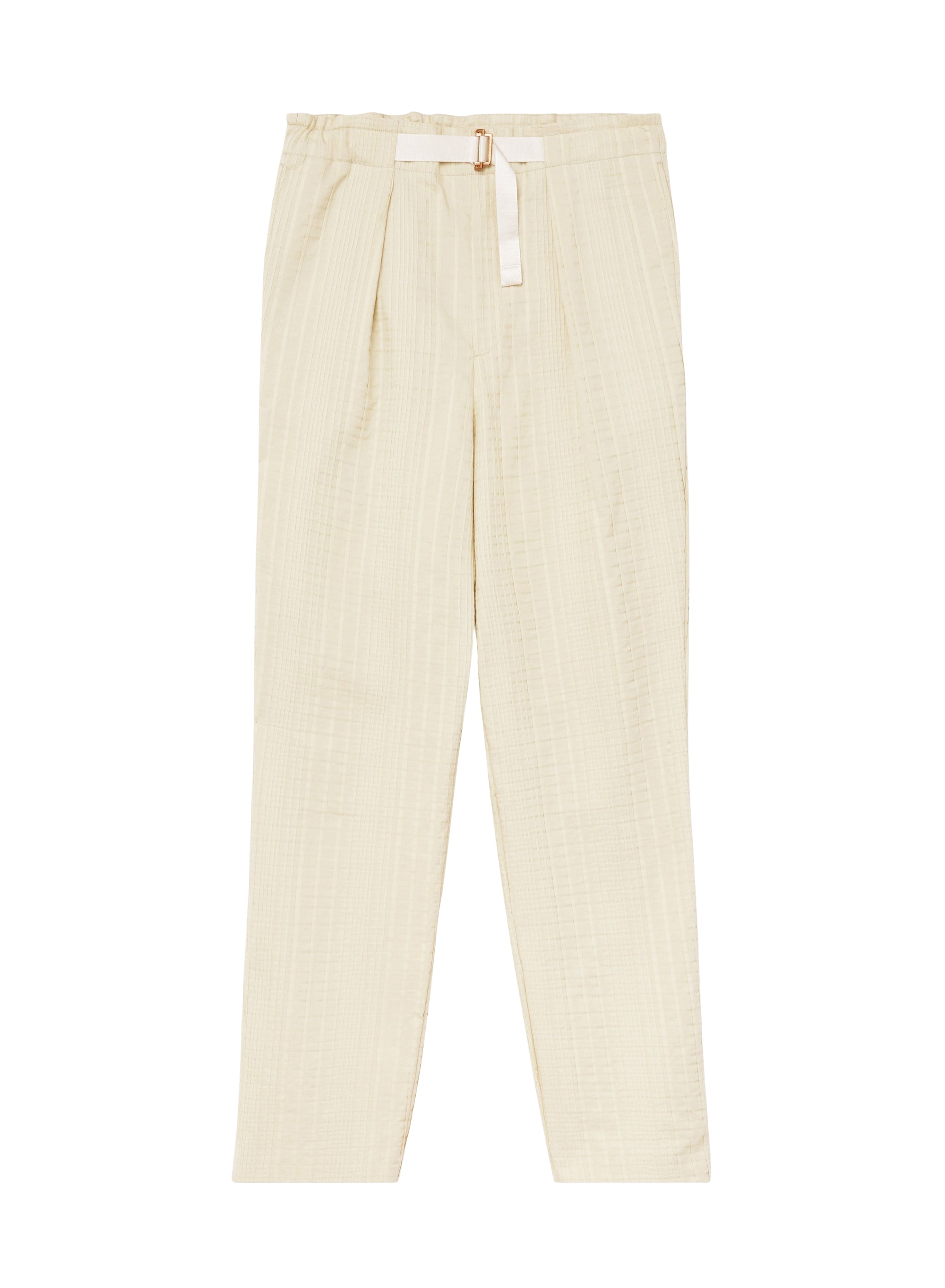 Pantalon ceinturé à fines rayures - Corda