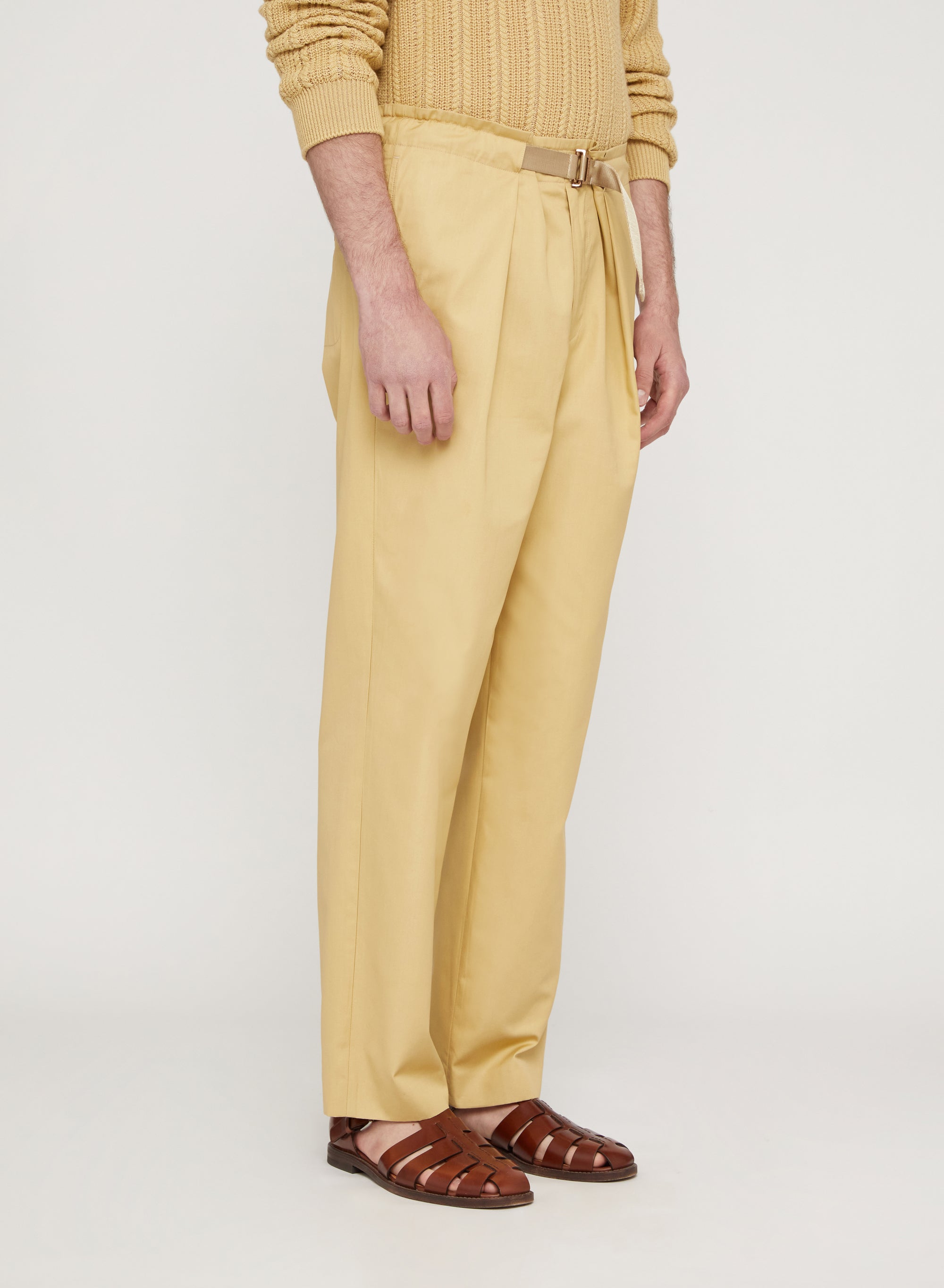 Hay_1QTY // Pantalon ceinturé à plis - Hay