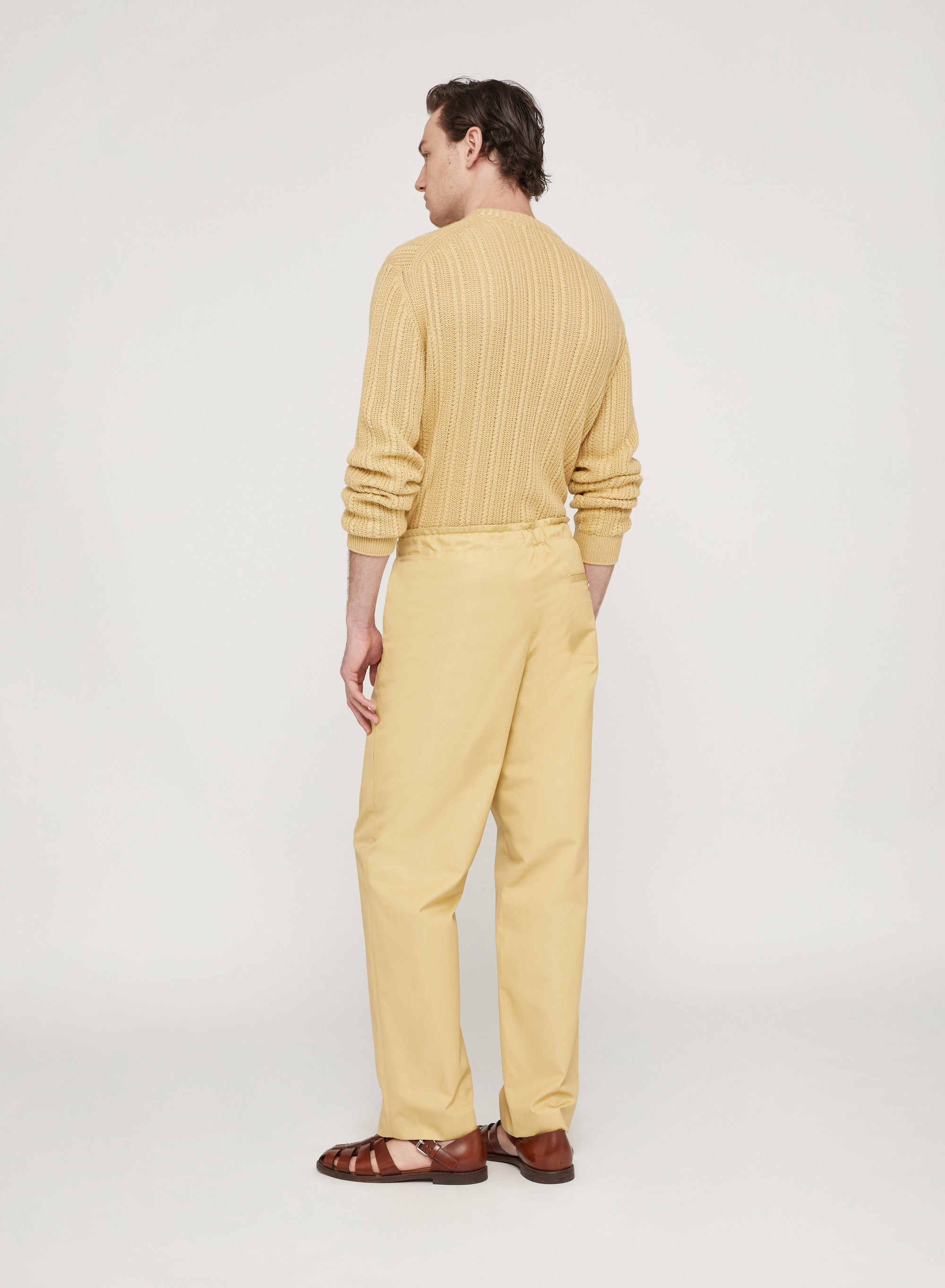 Hay_1QTY // Pantalon ceinturé à plis - Hay