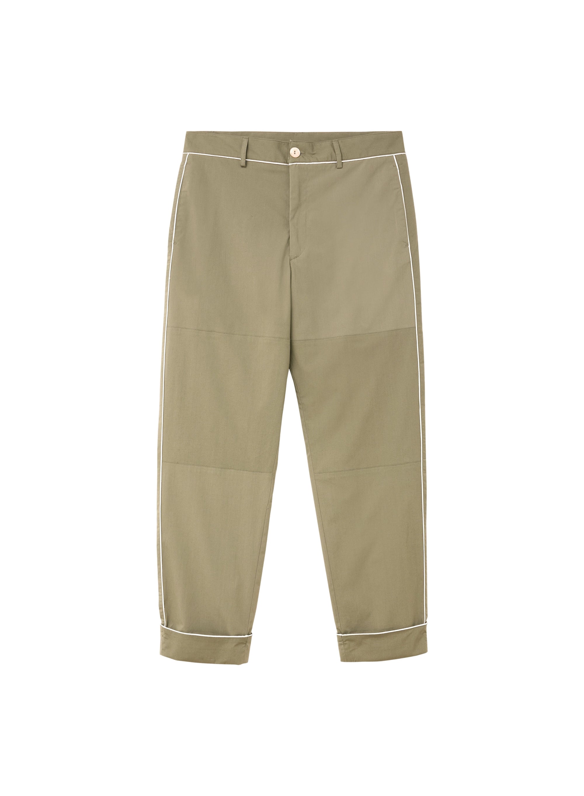 Sage_1QTY // Pantalon droit à empiècements - Sage