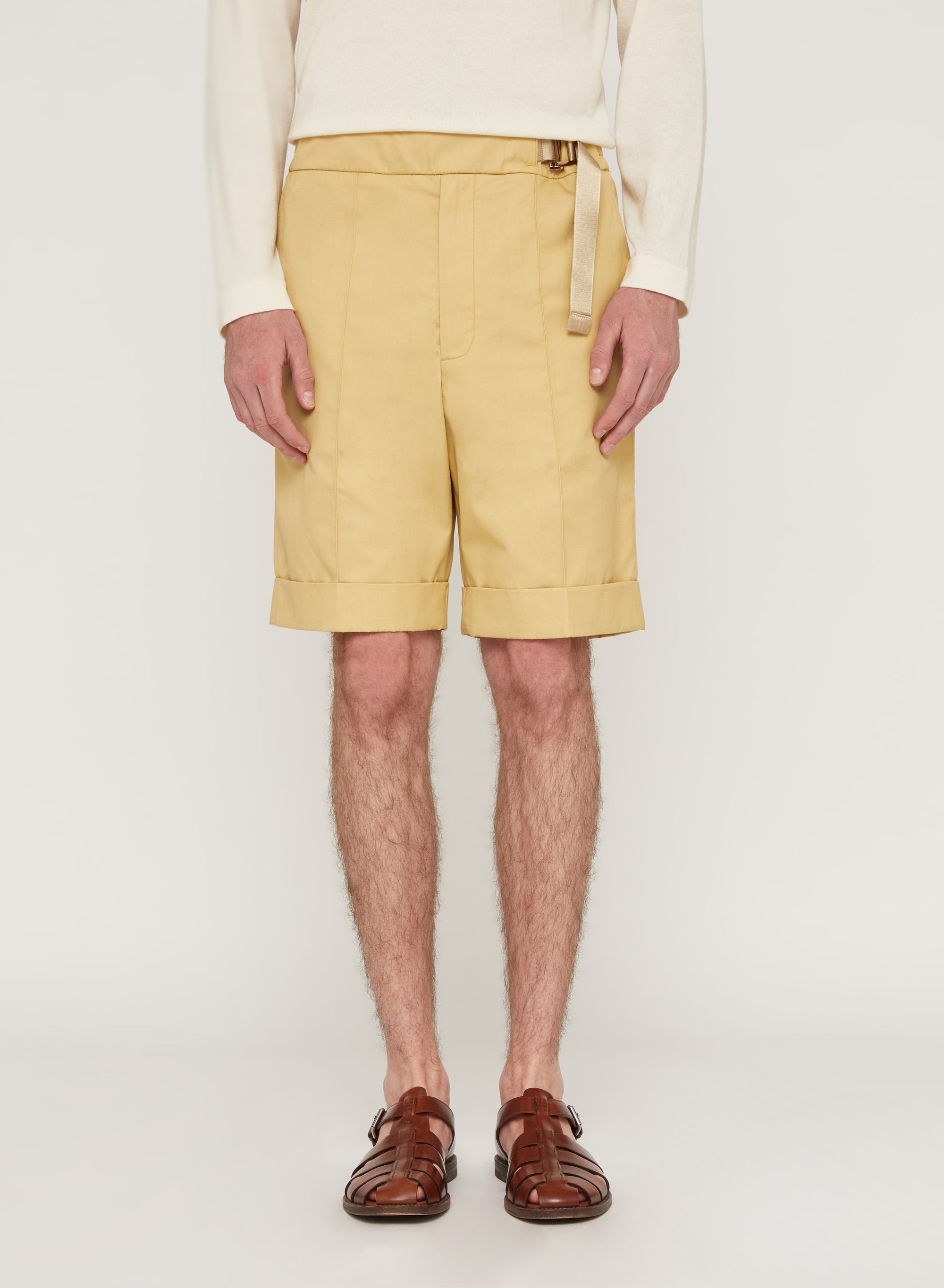 Hay_1QTY // Bermuda ceinturé à plis - Hay