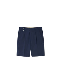 Bermuda shorts with darts - Work Blue