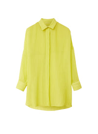 Limone_1QTY // Chemise fluide semi-transparente - Limone