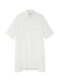 Bianco_1QTY // Chemise à poches plaquées - Bianco