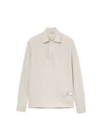 Ice_1QTY // Pull col polo à poche - Ice