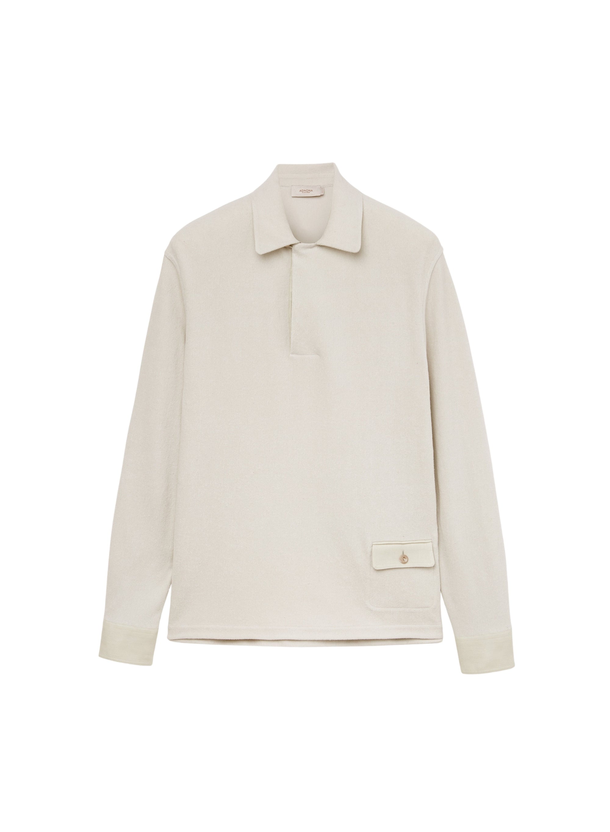 Ice_1QTY // Pull col polo à poche - Ice