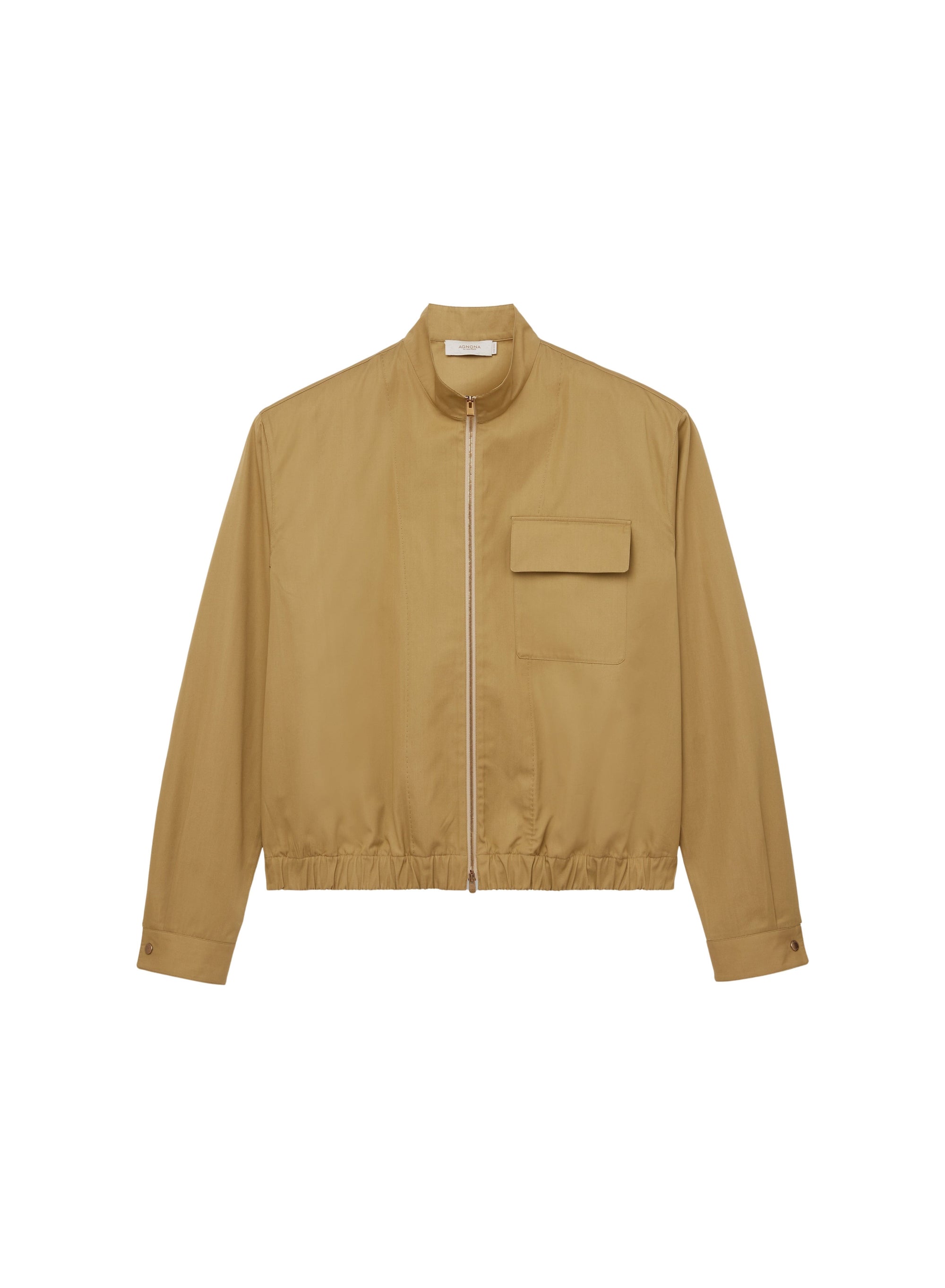 Safari_1QTY // Blouson à zip et fronces - Safari