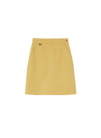 Hay_1QTY // Jupe courte trapèze ceinturée - Hay