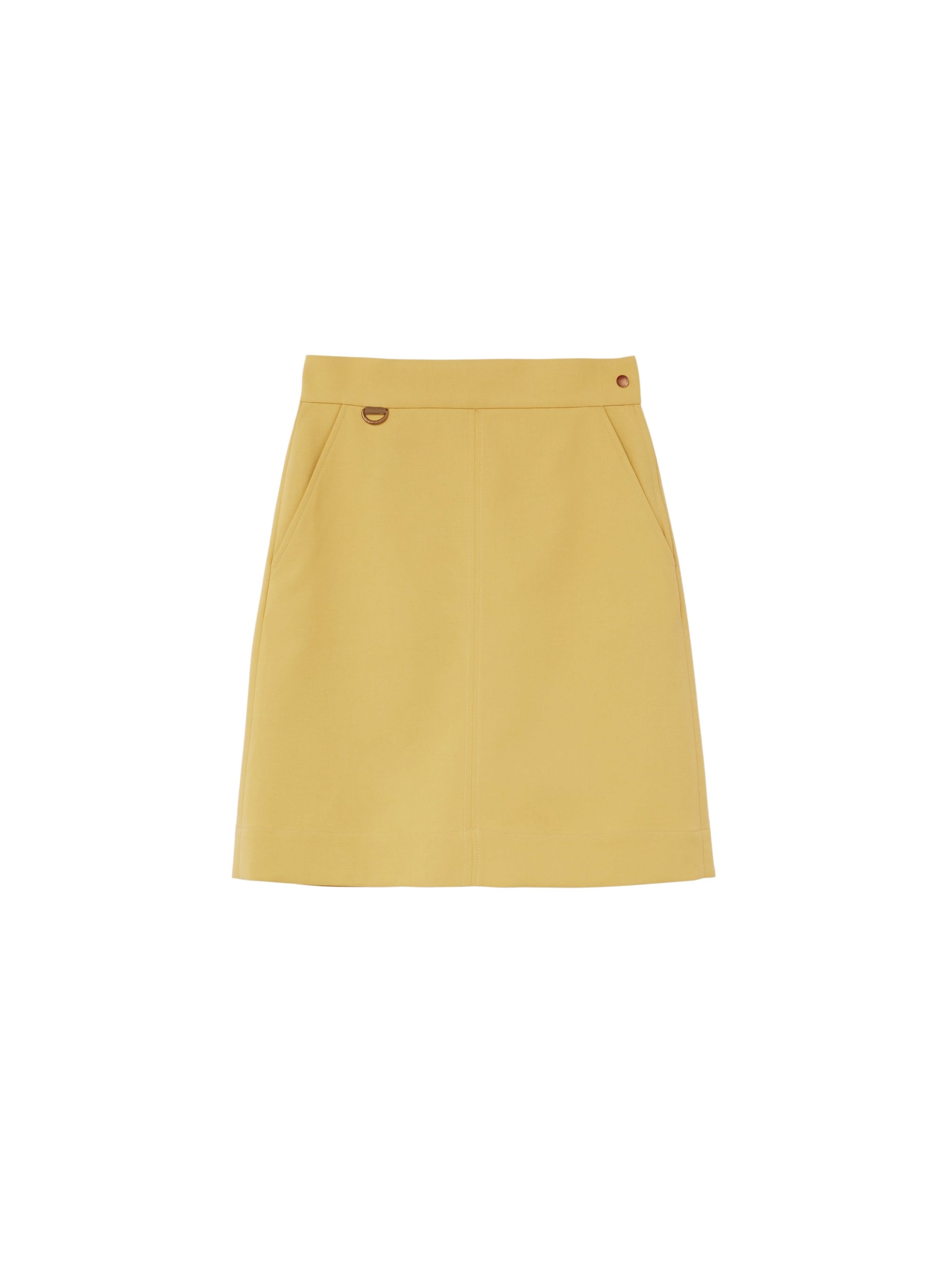Hay_1QTY // Jupe courte trapèze ceinturée - Hay