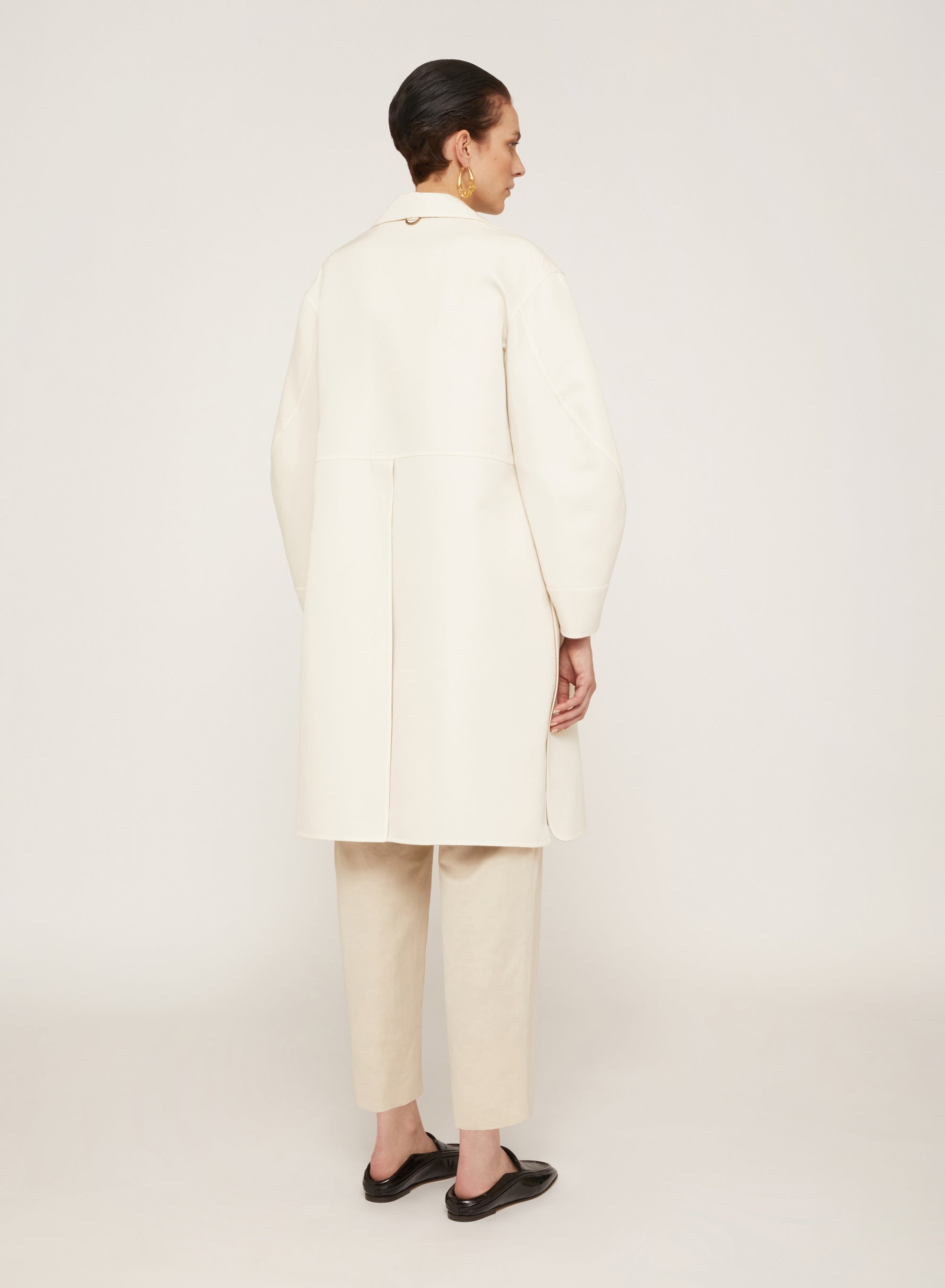 Lana_3QTY // Trench-coat court à bavolets - Lana