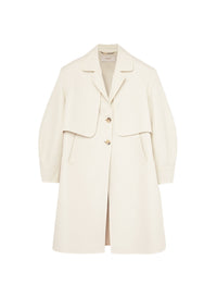 Lana_3QTY // Trench-coat court à bavolets - Lana