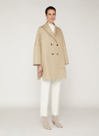 Safari_2QTY // Manteau ample et croisé à boutons - Safari