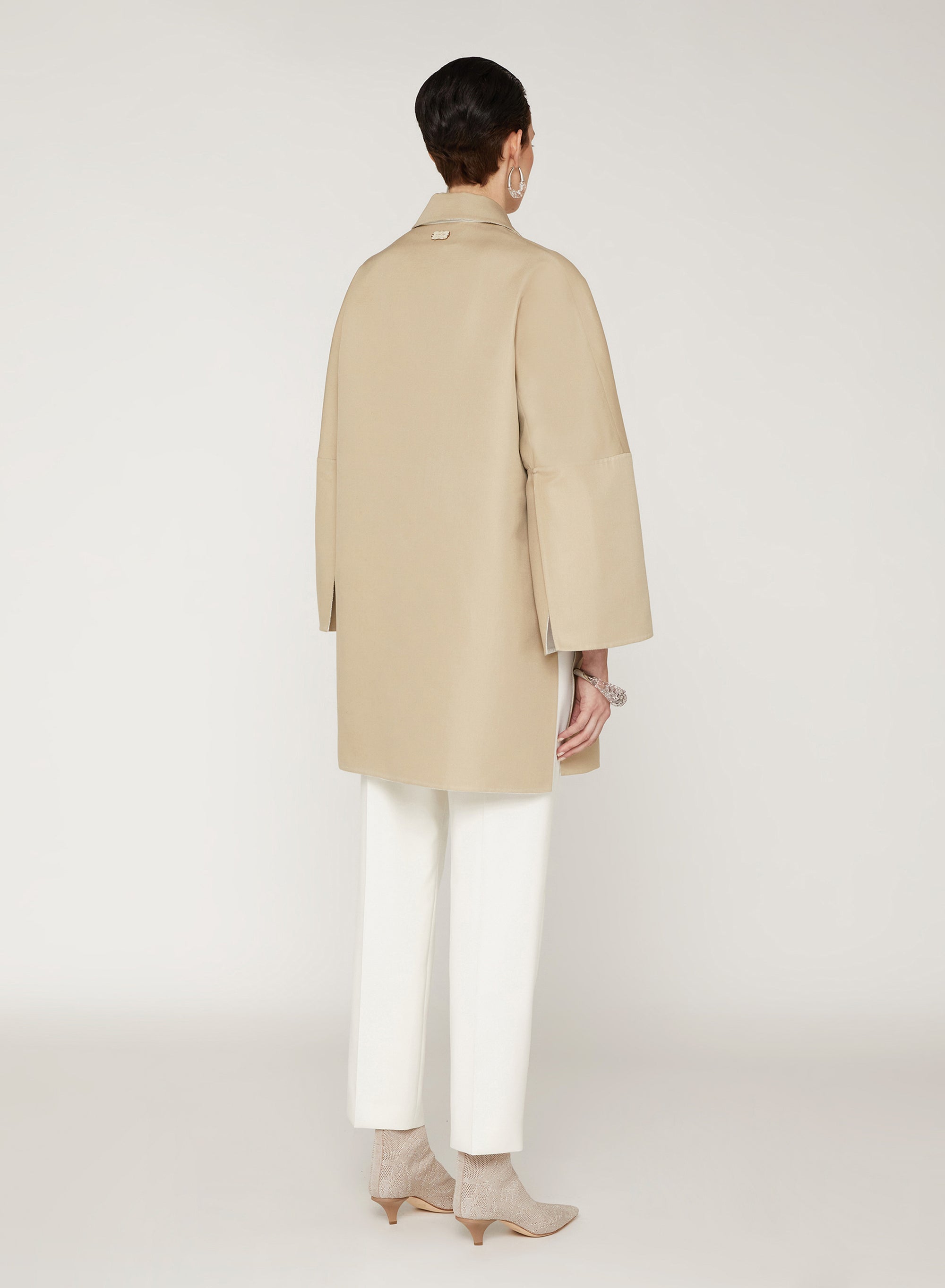 Safari_2QTY // Manteau ample et croisé à boutons - Safari