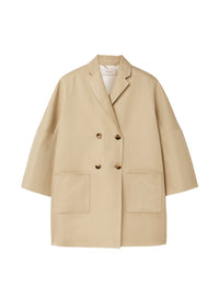 Safari_2QTY // Manteau ample et croisé à boutons - Safari
