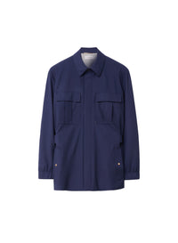Work Blue_1QTY // Veste saharienne en laine - Work Blue
