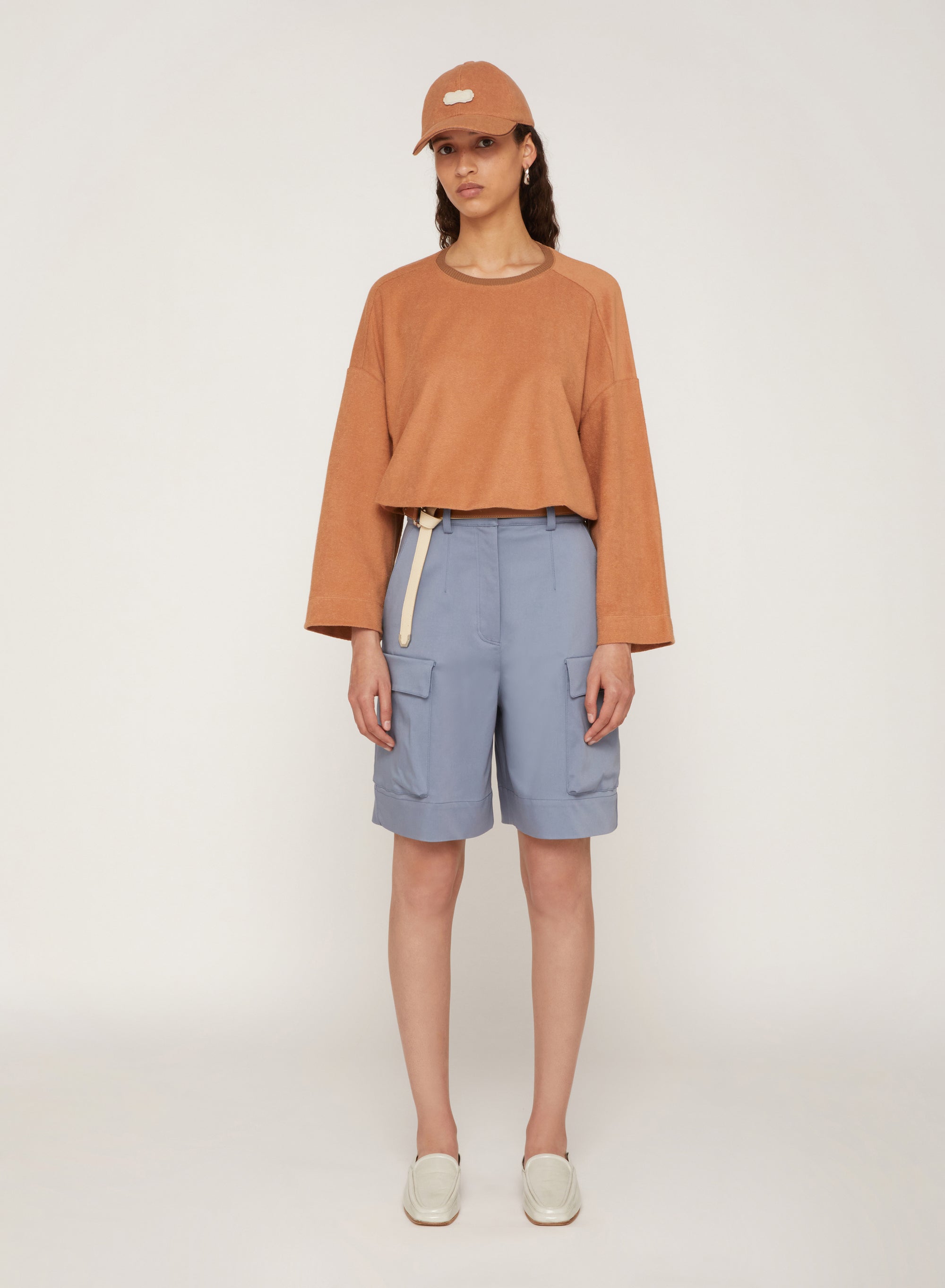 Lion_1QTY // Sweat-shirt à ourlet blousant - Lion