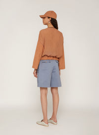 Lion_1QTY // Sweat-shirt à ourlet blousant - Lion