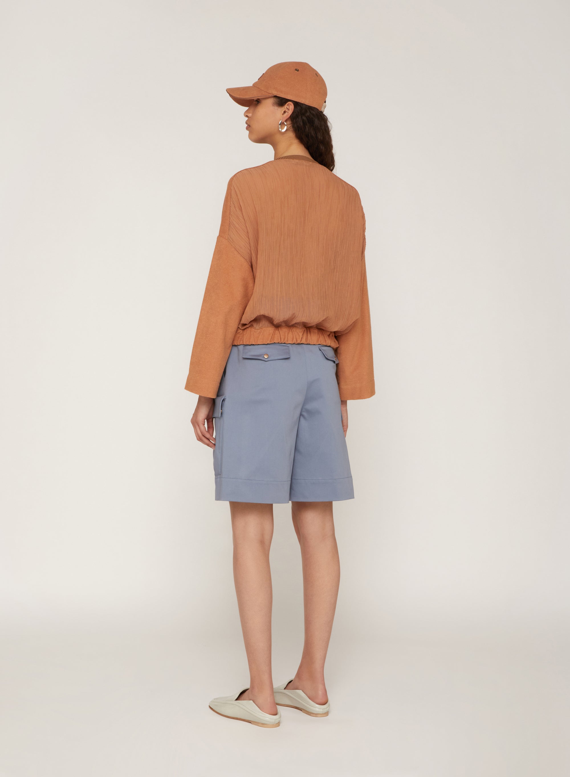 Lion_1QTY // Sweat-shirt à ourlet blousant - Lion