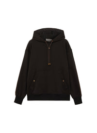 Nero_1QTY // Sweat-shirt à capuche contrasté - Nero