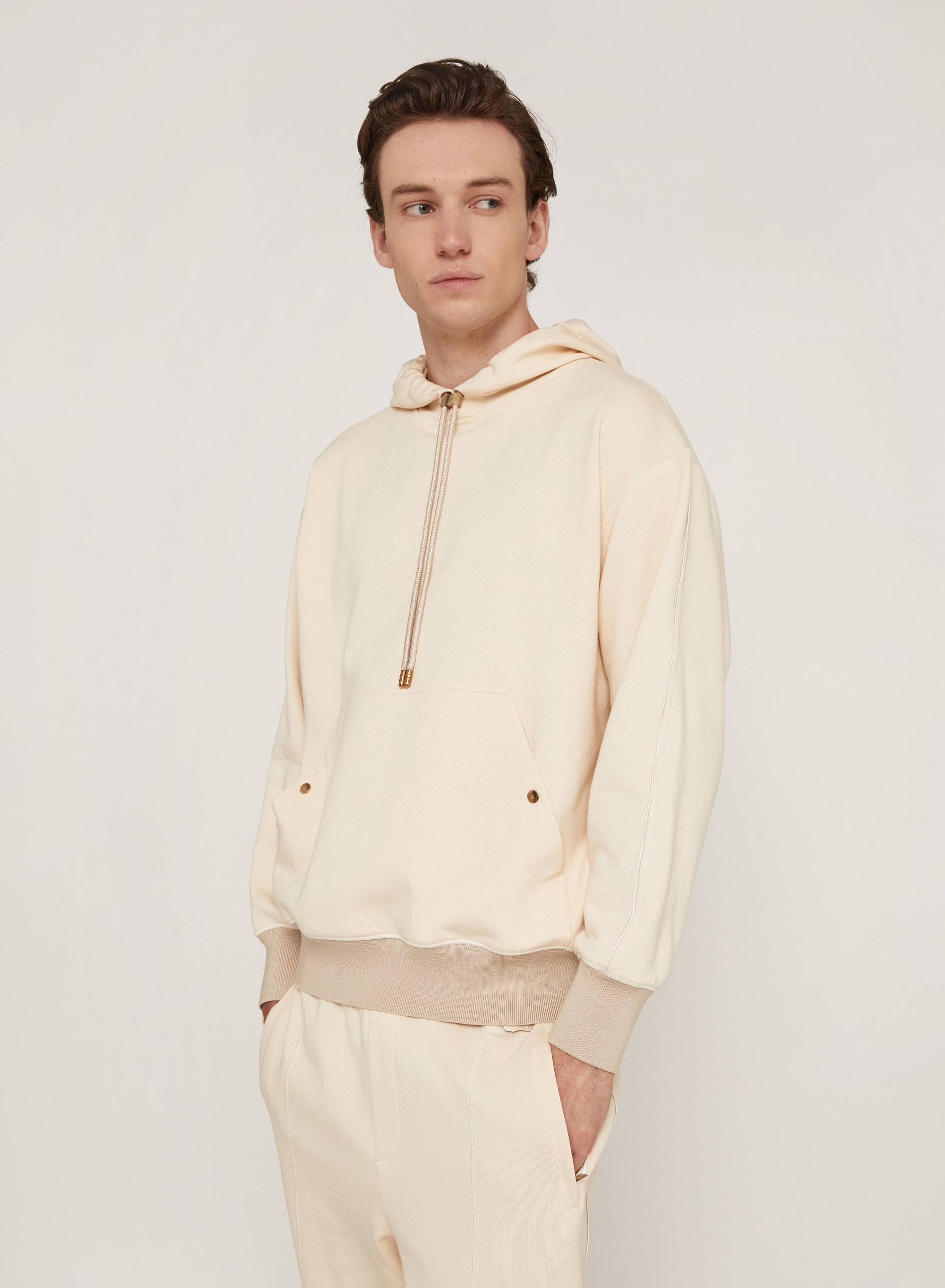 Butter_1QTY // Sweat-shirt à capuche et détail contrasté - Butter