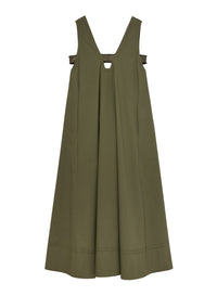 Sage_1QTY // Robe évasée décolleté en V - Sage