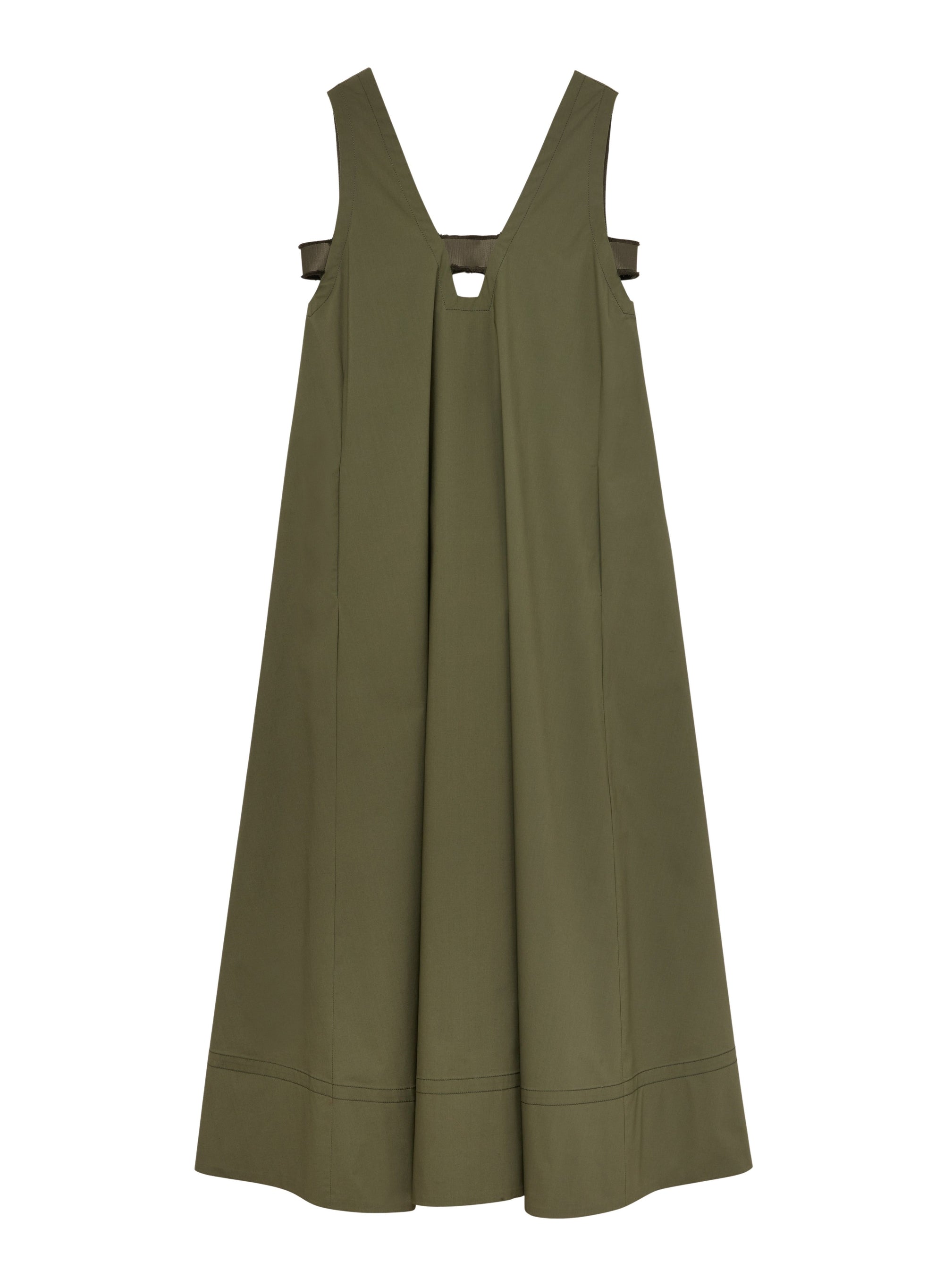 Sage_1QTY // Robe évasée décolleté en V - Sage