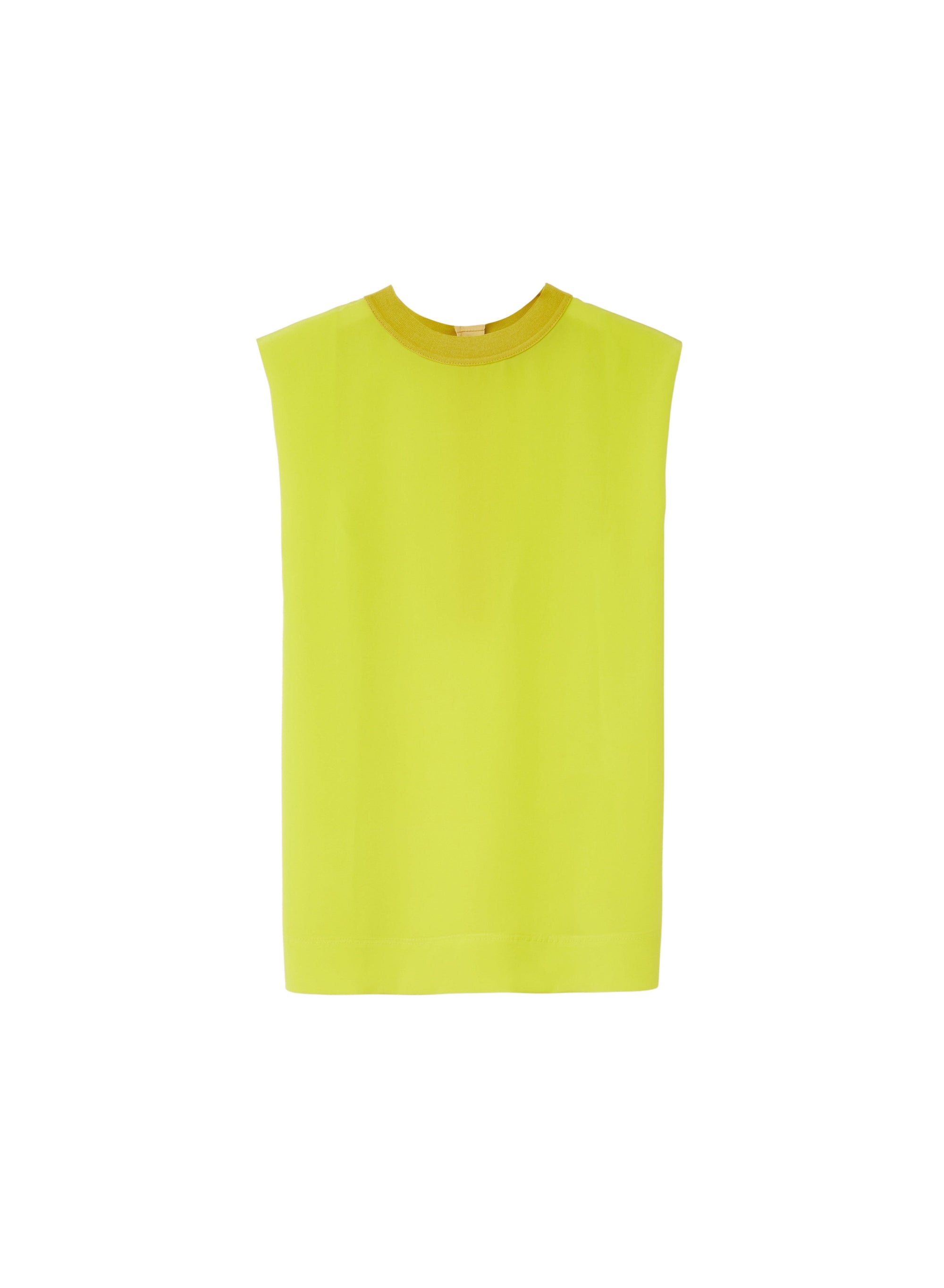 Limone_1QTY // Blouse fluide sans manche en soie - Limone