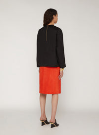 Nero_1QTY // T-shirt manches longues à imprimé graphique - Nero