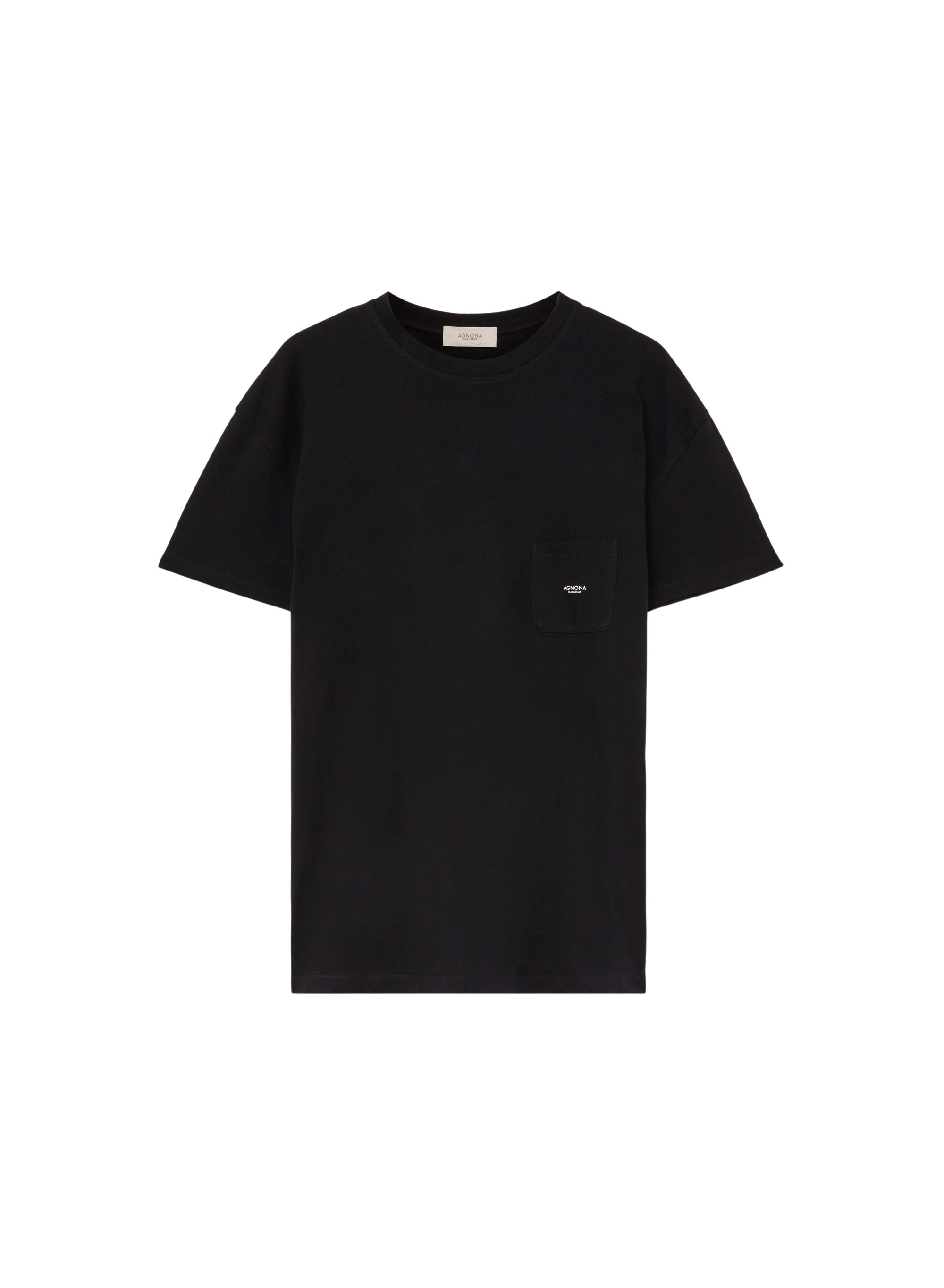 Nero_1QTY // T-shirt à motif graphique et poche - Nero