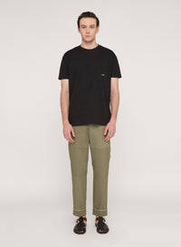 Nero_1QTY // T-shirt à motif graphique et poche - Nero