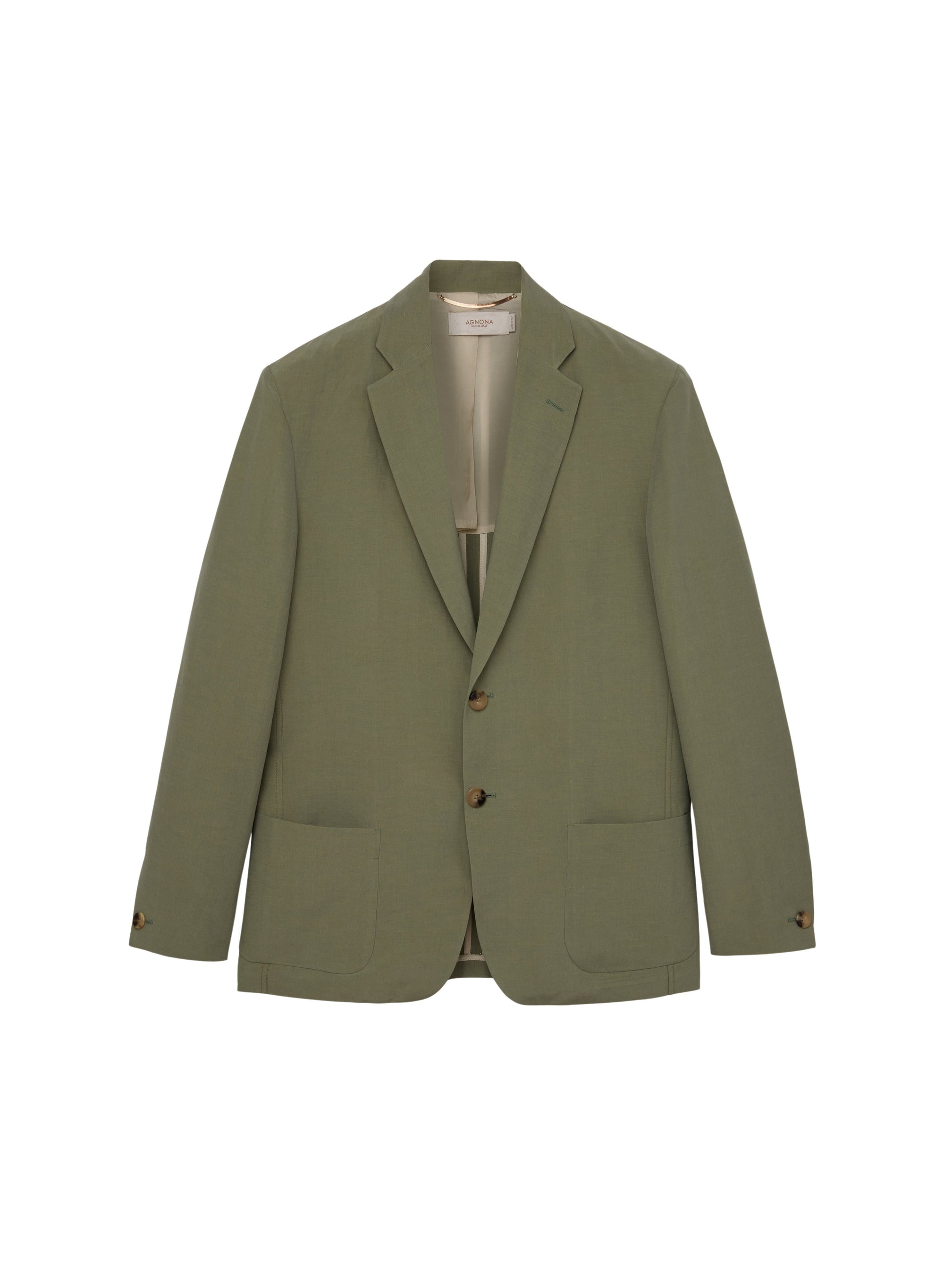 Sage_1QTY // Blazer à boutons en soie mélangée - Sage