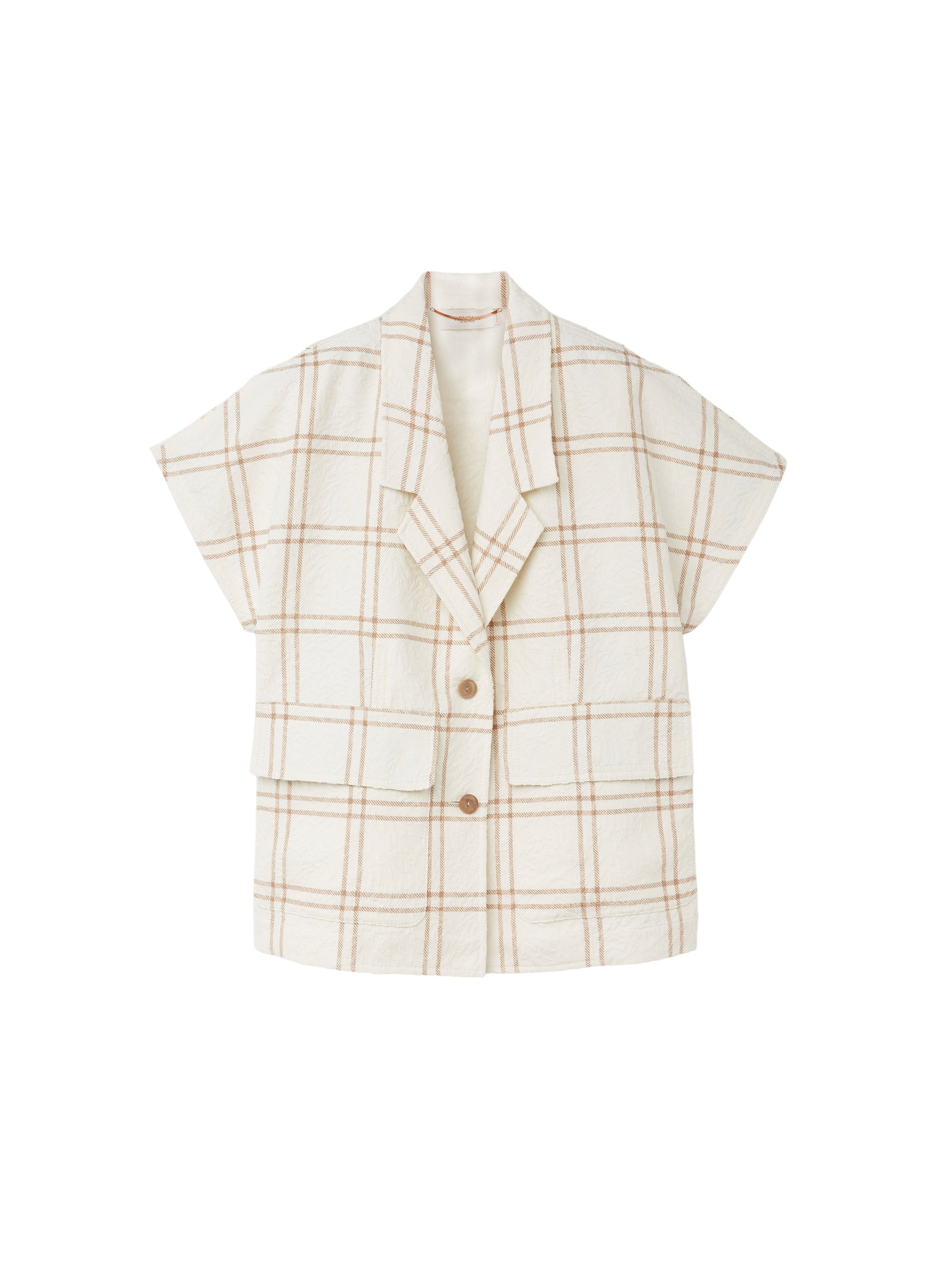 Lana_1QTY // Veste courte à carreaux - Lana